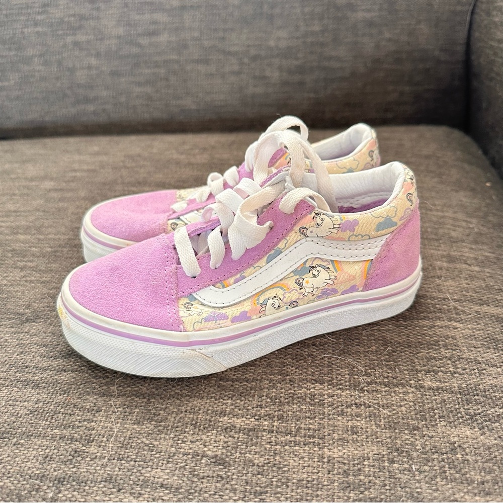 Vans Old Skool unicorns EUC!